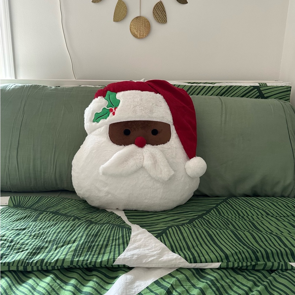 Giant Festive Santa Claus Pillow - White and Red 🎅🏿